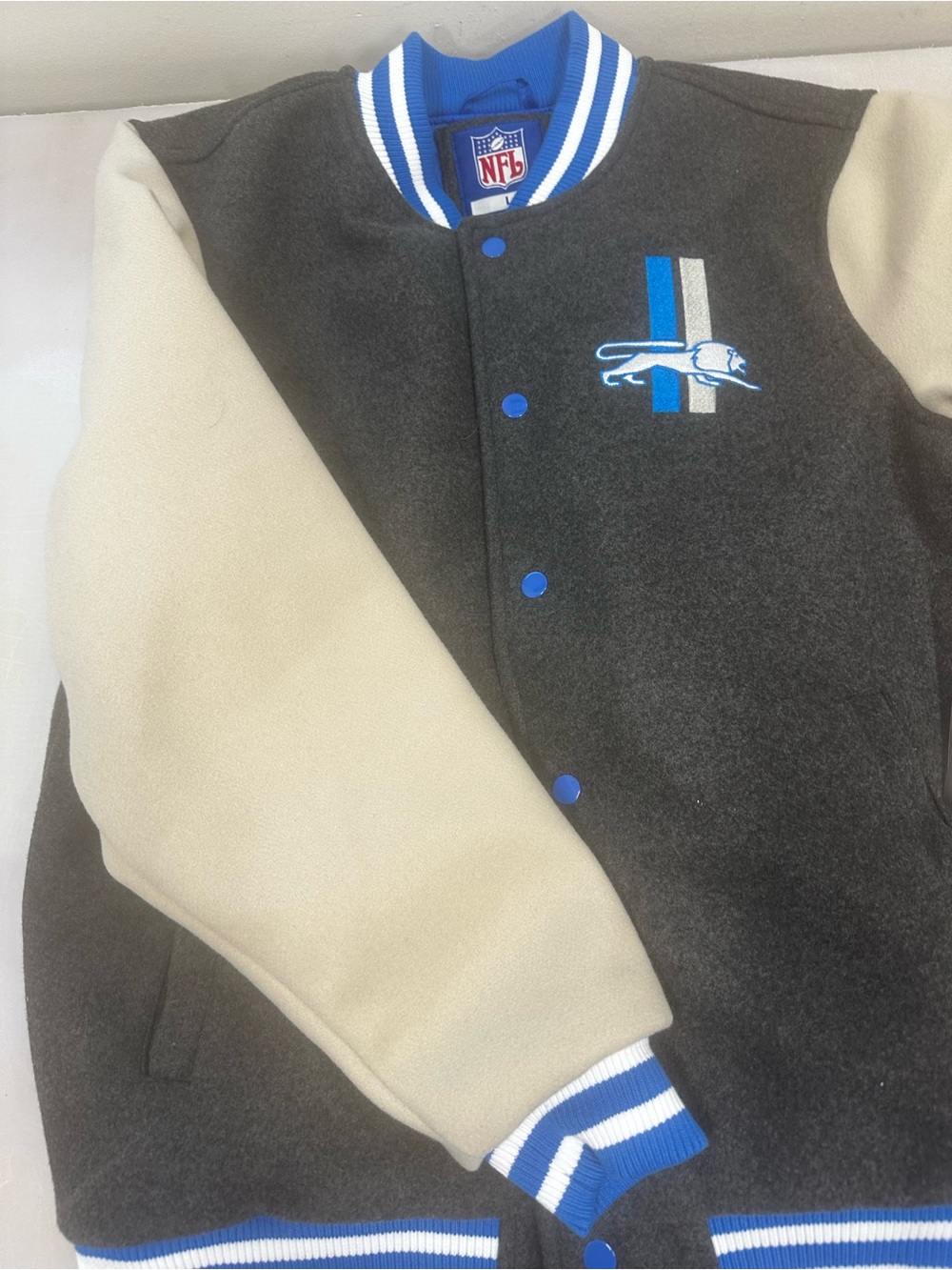 NFL Gray & Black Branded Jacket Tag Display